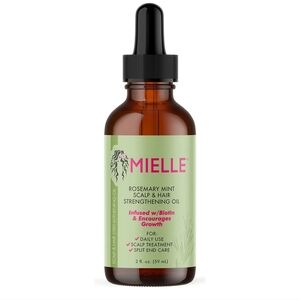 Mielle Rosemary Mint Scalp & Hair Strengthening Oil - Brown and Black